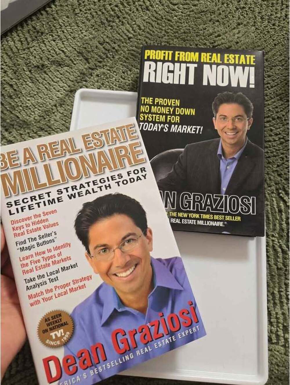 Lot of 2 Books by Dean Graziosi – Real Estate Investing Guides